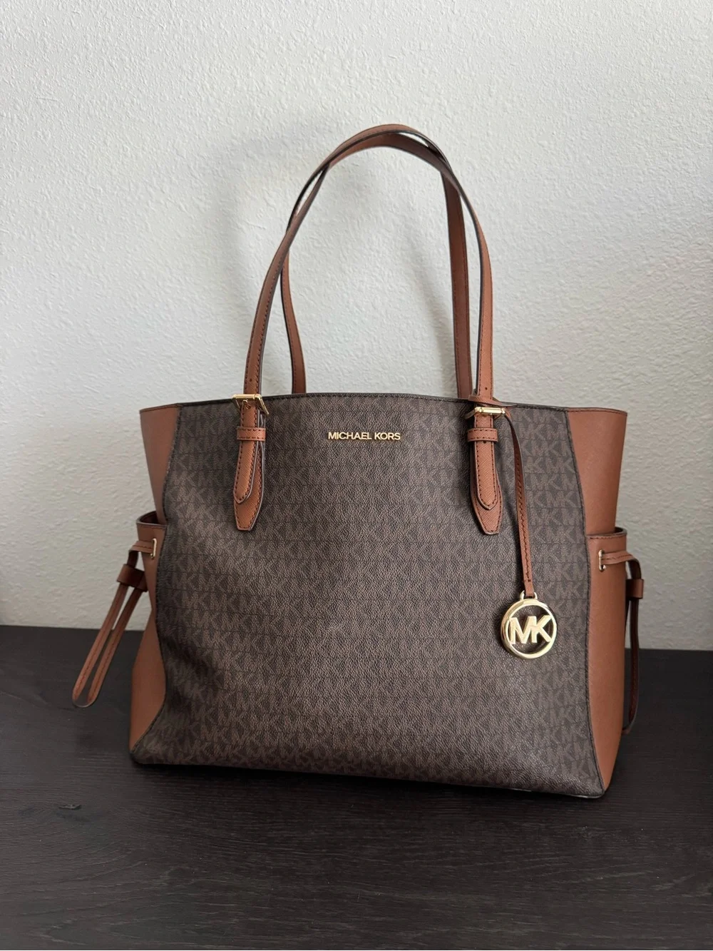 Michael Kors Brown Signature Tote Bag